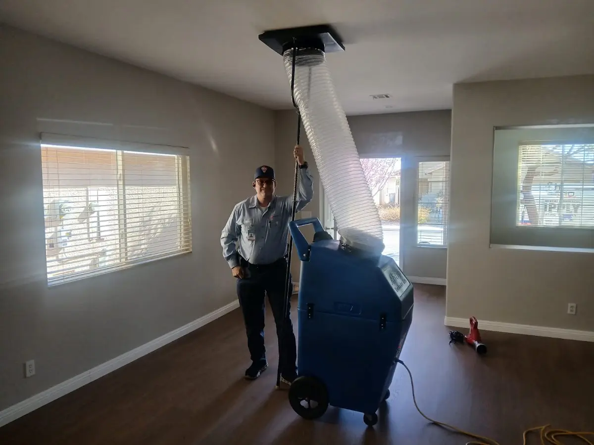 Professional Dryer Vent Cleaning work inside a Pine Ridge home